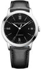 BAUME&MERCIERBaume & Mercier Classima MOA10453 Men's Automatic Watch - 42mm Stainless Steel Case, Black Dial, Black Alligator Leather StrapWATCHESEcecile