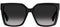 MOSCHINOMoschino MOS079/S Women's Sunglasses – Black Frame, Gradient Grey LensesEYEWEAREcecile