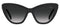 MOSCHINOMoschino MOS122/S 807/9O Women's Sunglasses – Black Frame, Grey Gradient LensesEYEWEAREcecile