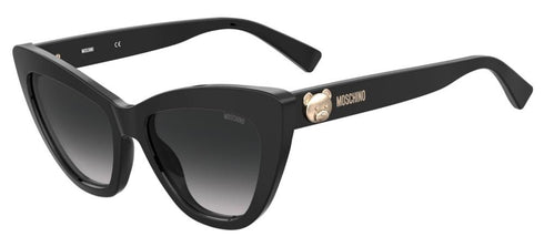 MOSCHINOMoschino MOS122/S 807/9O Women's Sunglasses – Black Frame, Grey Gradient LensesEYEWEAREcecile