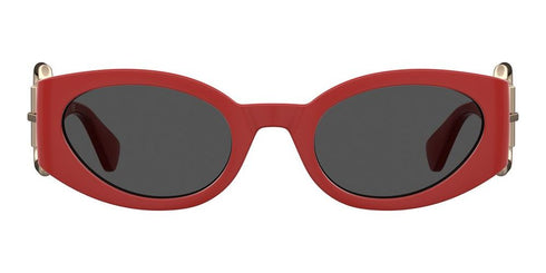 MOSCHINOMoschino MOS154/S C9A/IR Women's Sunglasses – Red Frame, Grey Lenses, 53mmEYEWEAREcecile