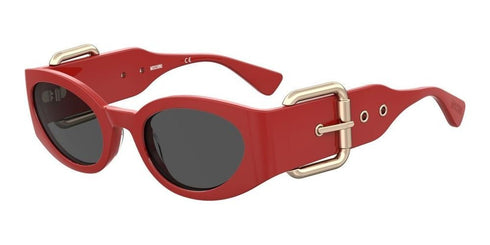 MOSCHINOMoschino MOS154/S C9A/IR Women's Sunglasses – Red Frame, Grey Lenses, 53mmEYEWEAREcecile