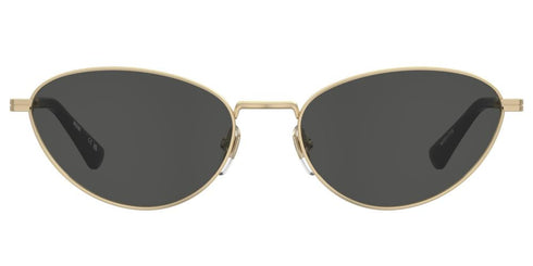 MOSCHINOMoschino MOS177/S Cat Eye Sunglasses – Gold Frame, Grey Lenses, 57mmEYEWEAREcecile