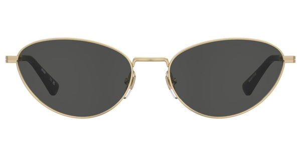 MOSCHINOMoschino MOS177/S Cat Eye Sunglasses – Gold Frame, Grey Lenses, 57mmEYEWEAREcecile
