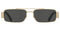 MOSCHINOMoschino MOS184/S 000/IR Sunglasses – Gold Frame, Grey Lenses, 57mmEYEWEAREcecile