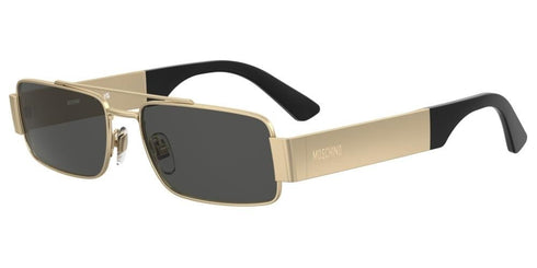 MOSCHINOMoschino MOS184/S 000/IR Sunglasses – Gold Frame, Grey Lenses, 57mmEYEWEAREcecile