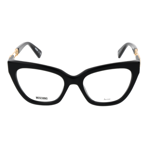 MOSCHINOMoschino MOS638 52807 Cat Eye Glasses – Black Frame, 52mm, AcetateEYEWEAREcecile