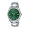 CASIO & VINTAGECasio MTP - 1302PD - 3AVEF Men's Quartz Watch – Green Dial, Stainless Steel BraceletWATCHESEcecile