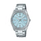 CASIO & VINTAGECasio MTP - 1302PE - 2AVEF Men's Watch - Turquoise Dial, Stainless Steel Case, Leather StrapWATCHESEcecile