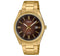 CASIO & VINTAGECasio MTP - 1302PGC - 5AVEF Men's Analog Watch – Brown Dial with Gold - Tone Stainless Steel BraceletWATCHESEcecile