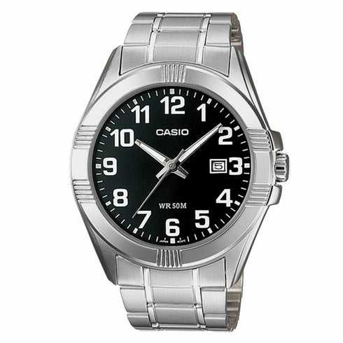 CASIO & VINTAGECasio MTP - 1308D - 1BVDF Men's Stainless Steel Watch – Black DialWATCHESEcecile