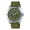 CASIO & VINTAGECasio MTP - B155C - 3EVDF Men's Analog Watch – Green Dial, Green Fabric StrapWATCHESEcecile