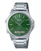 CASIO & VINTAGECasio MTP - VC01D - 3EUDF Men's Analog - Digital Watch – Green Dial with Stainless Steel BraceletWATCHESEcecile