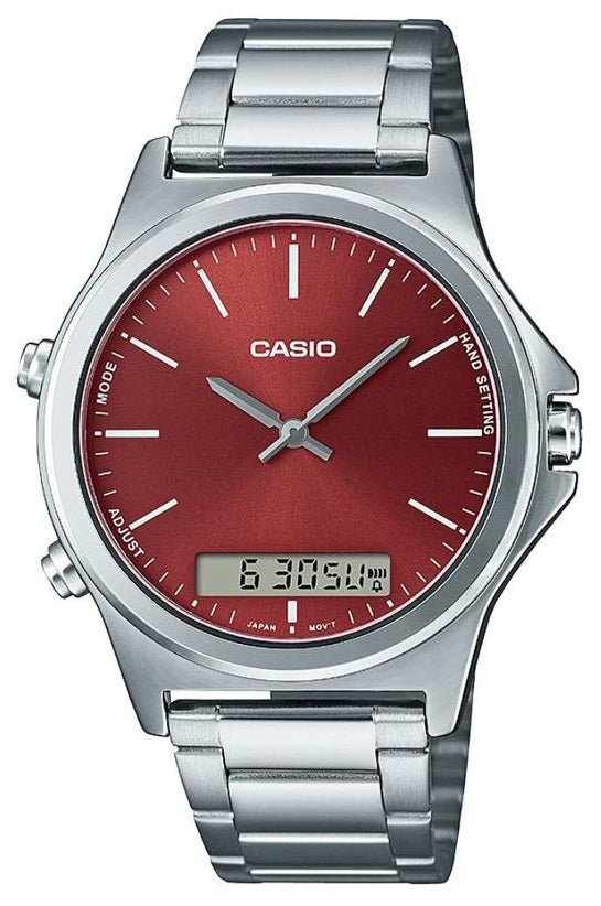 CASIO & VINTAGECasio MTP - VC01D - 5EUDF Men's Analog - Digital Watch – Brown Dial with Stainless Steel BraceletWATCHESEcecile