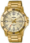 CASIO & VINTAGECasio MTP - VD01G - 9E Men's Gold Analog Watch - 45mm Stainless Steel, Date Indicator, 50m Water ResistantWATCHESEcecile