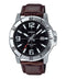 CASIO & VINTAGECasio MTP - VD01L - 1BVUDF Men's Watch – Black Dial, Brown Leather Strap, 50M Water ResistanceWATCHESEcecile