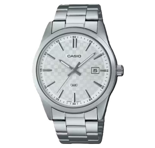 CASIO & VINTAGECasio MTP - VD03D - 7AUDF Men's Watch - Silver Dial, Stainless Steel BraceletWATCHESEcecile
