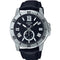 CASIO & VINTAGECasio MTP - VD200L - 1BUDF Men's Black Dial Leather Strap WatchWATCHESEcecile
