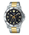CASIO & VINTAGECasio MTP - VD300SG - 1EUDF Men's Two - Tone Stainless Steel Watch – Black DialWATCHESEcecile