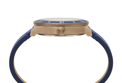 NAUTICANautica NAPHST003 Men's Quartz Watch - Cream Dial, Blue Leather StrapWATCHESEcecile