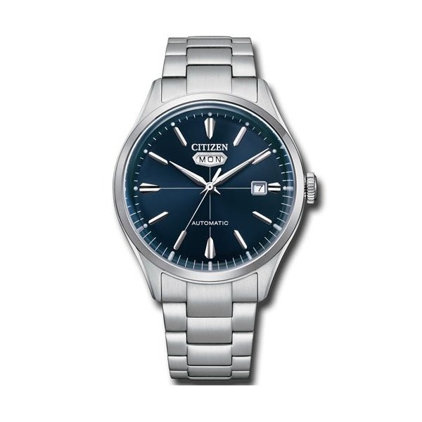 CITIZENCitizen NH8391‑51L C7 Automatic 40mm Men's Watch – Blue Dial, Day/Date, Stainless SteelWATCHESEcecile