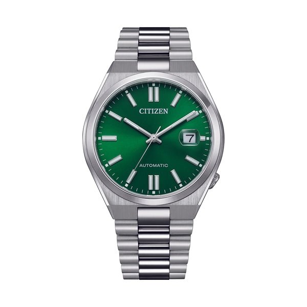 CITIZENCitizen Tsuyosa NJ0150 - 81X Men's Watch - Green Dial, Stainless Steel Case and BandWATCHESEcecile