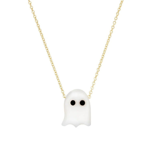 ALIITAAliita NRCOA400CEYG09K Fantasma Necklace – 9kt Yellow Gold, White Coral GhostBIJOUXEcecile