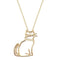 ALIITAALIITA MIAU Necklace NRPU420000YG09K – 9K Yellow Gold, Cat Motif, 45cmBIJOUXEcecile