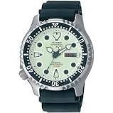 CITIZENCitizen Promaster NY0040 - 09W Men's Automatic Diver's Watch - 42mm Full Lume Dial, Black Rubber Strap ProductWATCHESEcecile