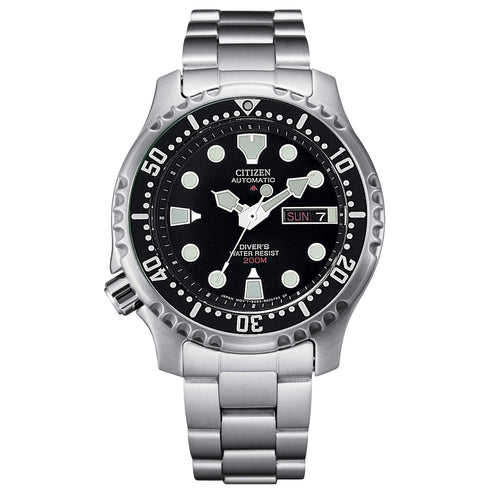 CITIZENCitizen NY0040 - 50E Men's Watch - Black Dial, Stainless Steel BraceletWATCHESEcecile