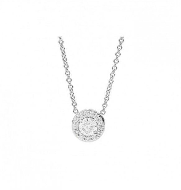 RECARLORecarlo P69SC001/035 18K White Gold Diamond Pendant NecklaceJEWELRYEcecile