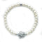 MILUNAMiluna PBR2549 - TPZ Women's Pearl Bracelet with Flower Pendant and White TopazesJEWELRYEcecile