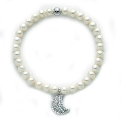 MILUNAMiluna PBR2550 - TPZ Women's Bracelet - 925 Silver with White PearlsJEWELRYEcecile
