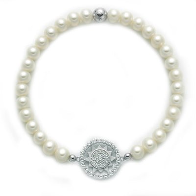 MILUNAMiluna PBR2984 - TPZ Women's Bracelet - 925 Silver with White Pearls and Butterfly DesignJEWELRYEcecile
