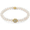 MILUNAMiluna PBR3501G - TPZ Women's Bracelet - 925 Silver with White Pearls and Four - Leaf CloverJEWELRYEcecile