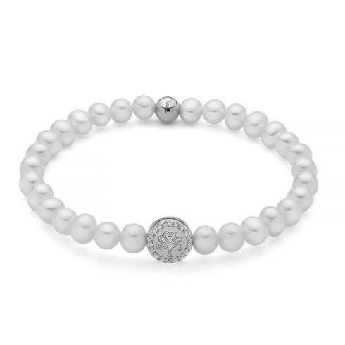 MILUNAMiluna PBR3504 - TPZ Women's Bracelet - 925 Silver with White Pearls and Tree of Life DesignJEWELRYEcecile
