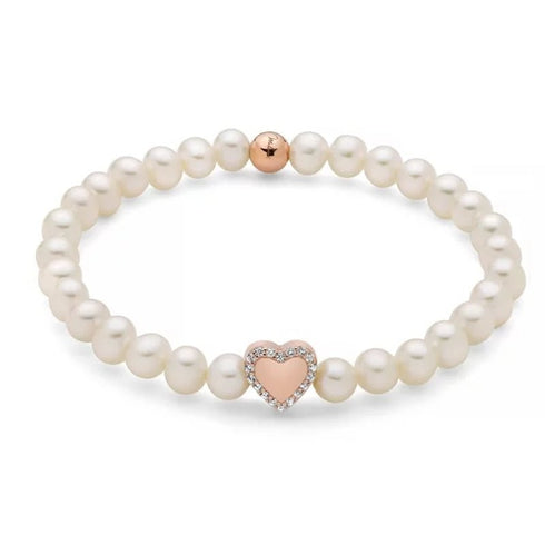 MILUNAMiluna PBR3505R - TPZ Women's Bracelet - 925 Silver with White Pearls and Heart DesignJEWELRYEcecile