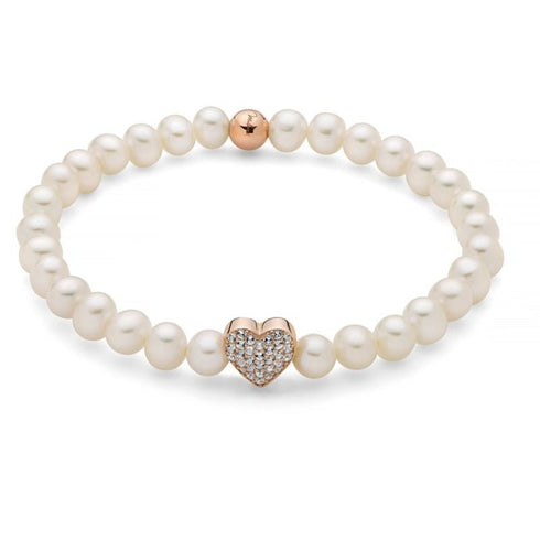 MILUNAMiluna PBR3506R - TPZ Women's Bracelet - 925 Silver with White Pearls and Heart DesignJEWELRYEcecile