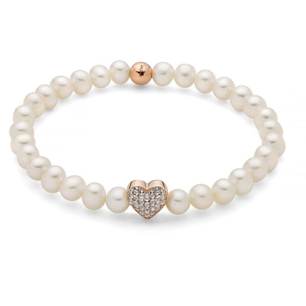 MILUNAMiluna PBR3506R - TPZ Women's Bracelet - 925 Silver with White Pearls and Heart DesignJEWELRYEcecile