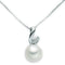 MILUNAMiluna PCL4723X Women's Necklace - 18kt White Gold with Pearl and Diamond PendantJEWELRYEcecile