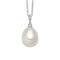 MILUNAMiluna PCL5793 Women's Necklace - 18K White Gold with White Pearl and Diamond DetailsJEWELRYEcecile