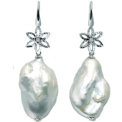 MILUNAMiluna PER2029 Women's White Gold Earrings with Pearls and DiamondsJEWELRYEcecile
