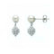 MILUNAMiluna PER2315 Women's Earrings - White Gold, Pearl and Zirconia StonesJEWELRYEcecile
