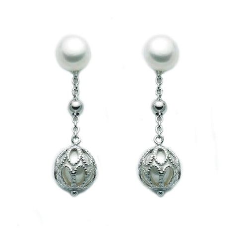 MILUNAMiluna PER2450 Women's Earrings - 925 Silver with White PearlsJEWELRYEcecile