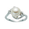 MILUNAMiluna PLI1286X Women's Ring - 18kt White Gold with Pearl and DiamondsJEWELRYEcecile