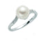 MILUNAMiluna PLI1476X Women's Ring - 9kt White Gold with Pearl and DiamondsJEWELRYEcecile