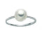 MILUNAMiluna PLI1591 Women's Ring - 18kt White Gold with 7.5 - 8mm White PearlJEWELRYEcecile