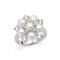 MILUNAMiluna PLI1717 Women's Silver Ring with Oriente Pearls and White TopazJEWELRYEcecile