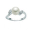 MILUNAMiluna PLI992 Women's 18K White Gold Pearl and Diamond RingJEWELRYEcecile