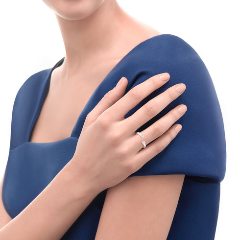 RECARLORecarlo R01FN009/066 - 14 Women's Open Diamond Ring - 18K White Gold, 0.66ctJEWELRYEcecile